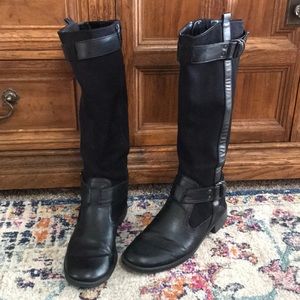 Black Tall Riding Boots